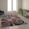 Flash Furniture Red 6' x 9' Distressed Abstract Area Rug OKR-RG1100-69-RD-GG - alternate 1